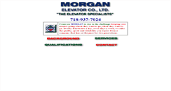 Desktop Screenshot of morganelevator.com